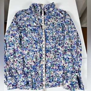 Faded Glory Floral Button Up